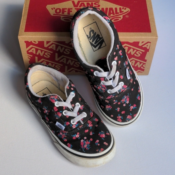 Vans Floral Toddler Shoes * Size 10